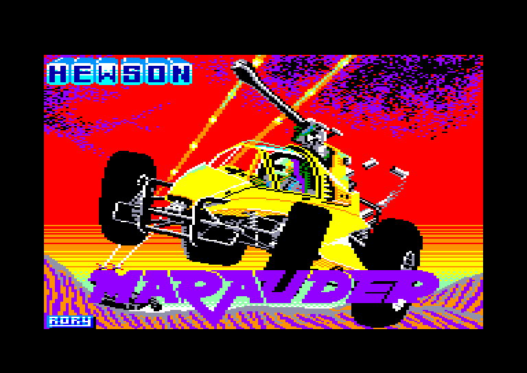 screenshot of the Amstrad CPC game Marauder