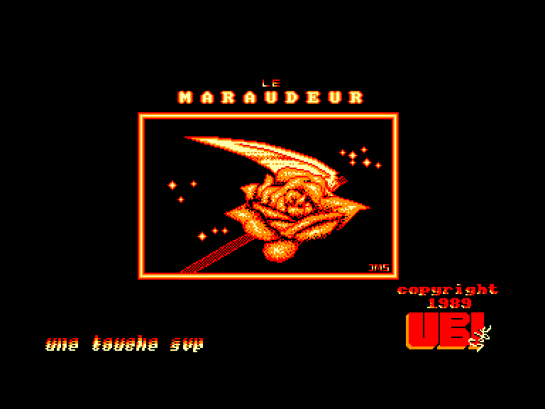 screenshot du jeu Amstrad CPC Maraudeur (le)