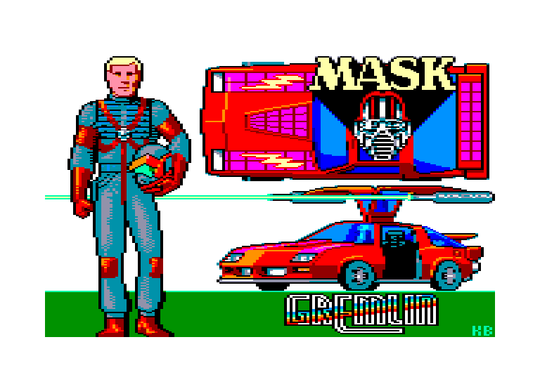 screenshot of the Amstrad CPC game Mask