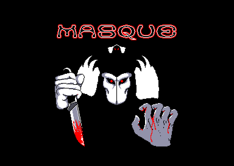 screenshot of the Amstrad CPC game Masque +