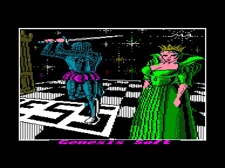 screenshot du jeu Amstrad CPC Megachess