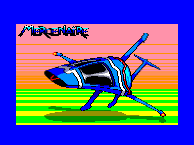 screenshot du jeu Amstrad CPC Mercenaire