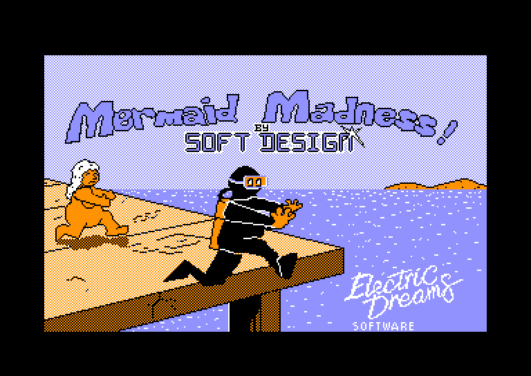 screenshot du jeu Amstrad CPC Mermaid Madness