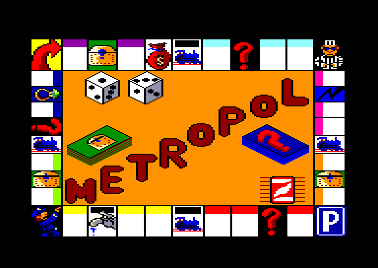 screenshot du jeu Amstrad CPC Metropol