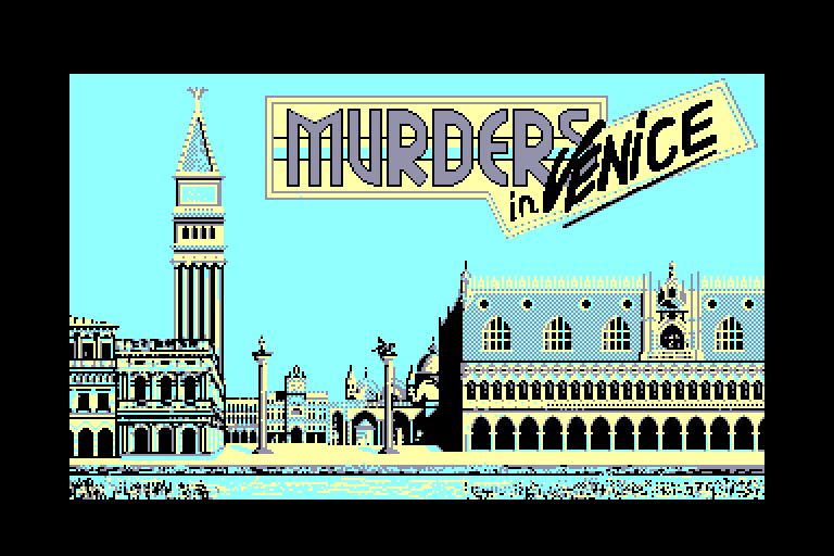 screenshot du jeu Amstrad CPC Meurtres a Venise