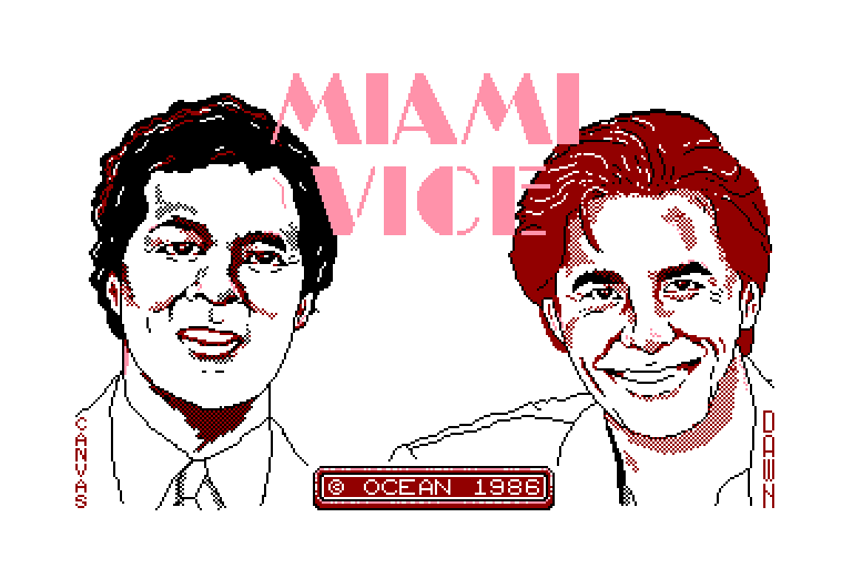 screenshot du jeu Amstrad CPC Miami Vice
