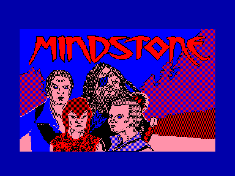 screenshot of the Amstrad CPC game Mindstone