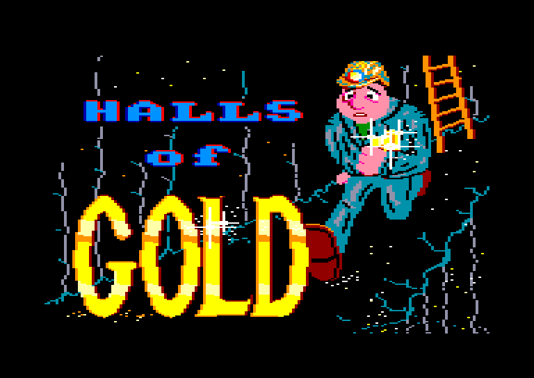 screenshot du jeu Amstrad CPC Halls of Gold