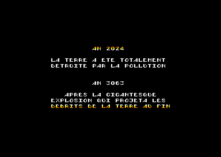 screenshot of the Amstrad CPC game Molecularr 2
