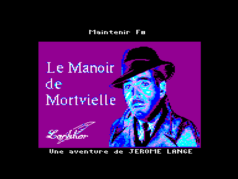 screenshot du jeu Amstrad CPC Mortville Manor