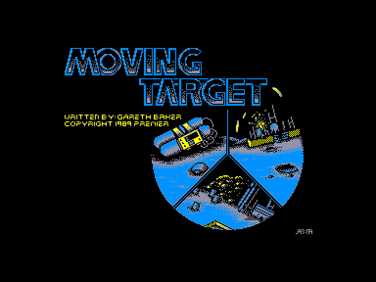 screenshot du jeu Amstrad CPC Moving target