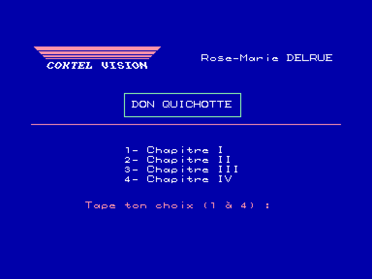 screenshot du jeu Amstrad CPC Multicours 6e