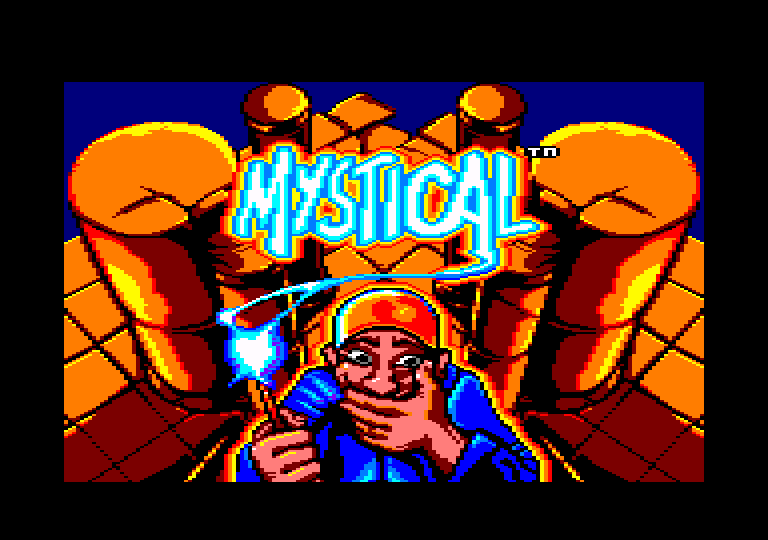 screenshot du jeu Amstrad CPC Mystical (CPC+)
