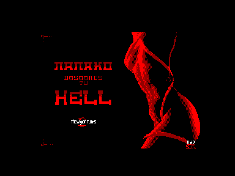 screenshot du jeu Amstrad CPC Nanako Descends to Hell