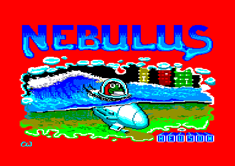 screenshot du jeu Amstrad CPC Nebulus