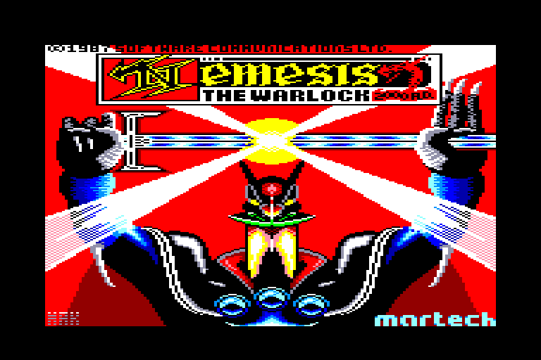 screenshot du jeu Amstrad CPC Nemesis the Warlock