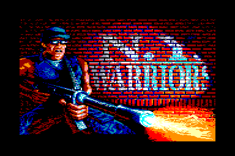 screenshot of the Amstrad CPC game New york warriors