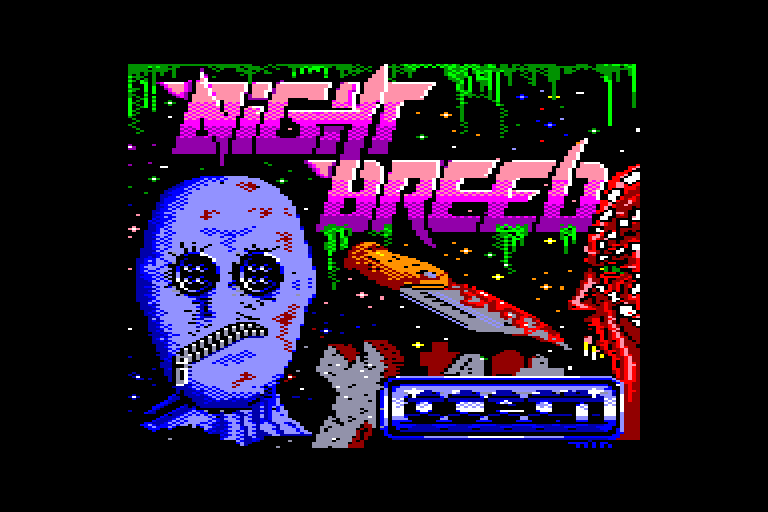 screenshot of the Amstrad CPC game Nightbreed - The Action Game