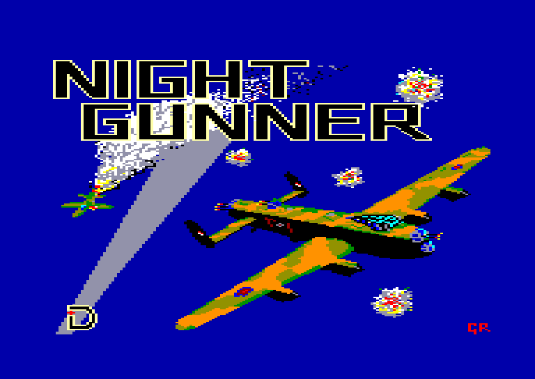screenshot of the Amstrad CPC game Night gunner