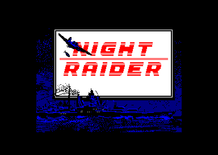 screenshot of the Amstrad CPC game Night raider