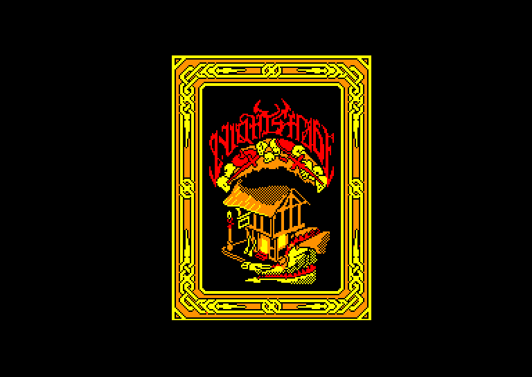 screenshot of the Amstrad CPC game Night shade