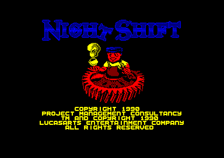 screenshot of the Amstrad CPC game Night shift
