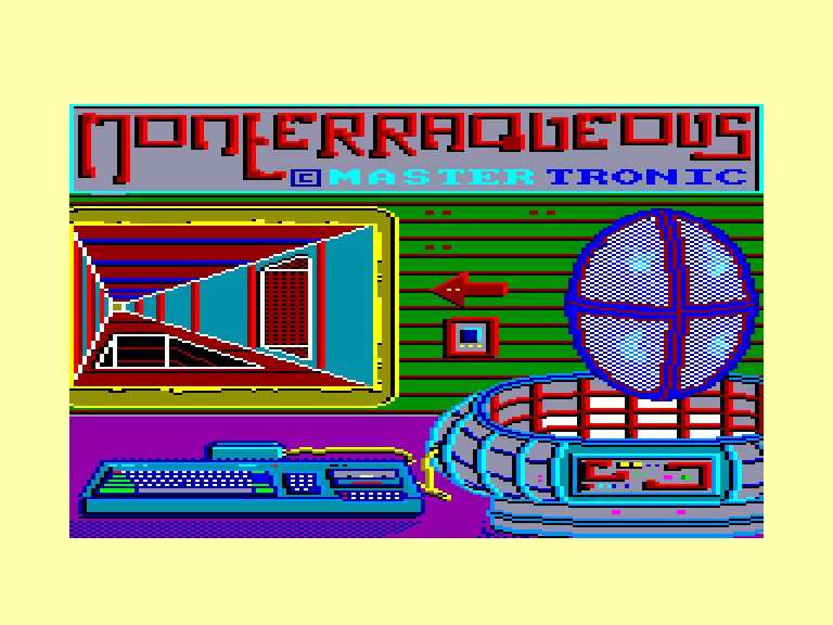 screenshot du jeu Amstrad CPC Nonterraqueous