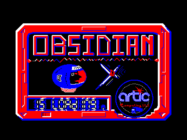 screenshot du jeu Amstrad CPC Obsidian