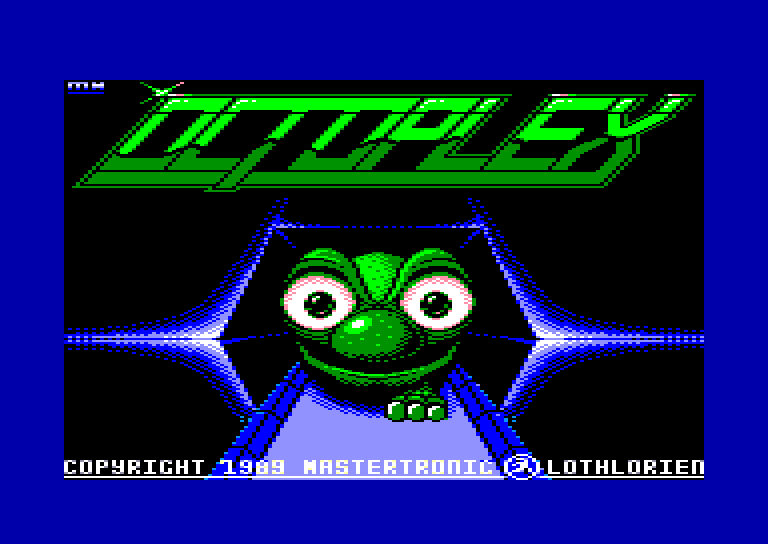 screenshot of the Amstrad CPC game Octoplex