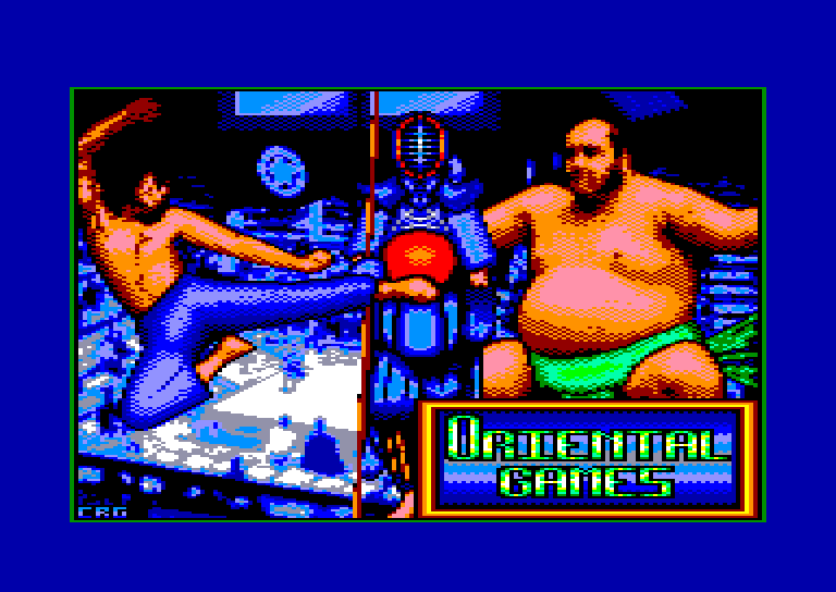 screenshot du jeu Amstrad CPC Oriental Games