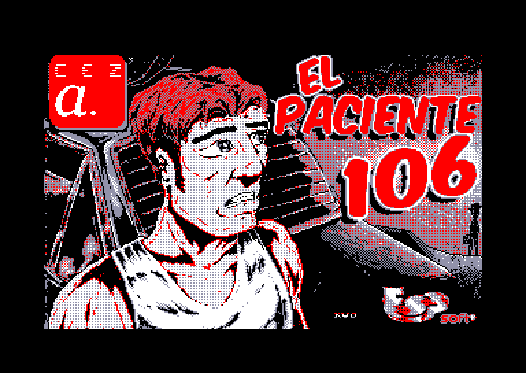 screenshot of the Amstrad CPC game Paciente 106 (el)