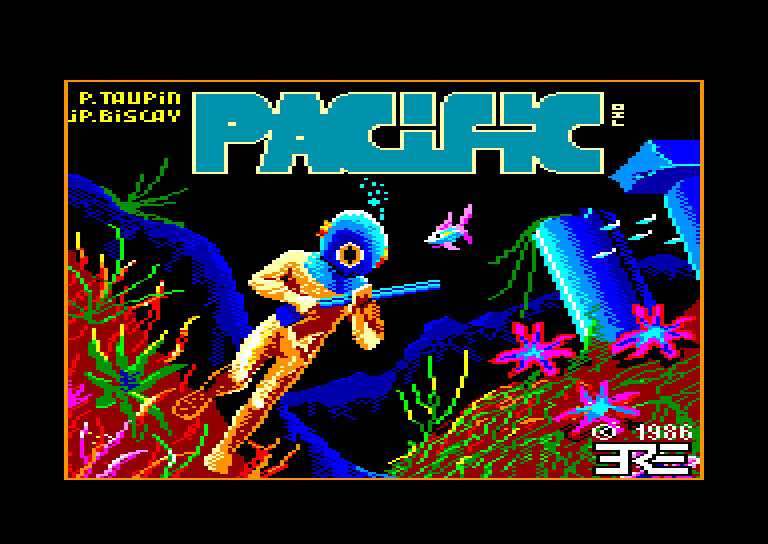 screenshot of the Amstrad CPC game Pacific