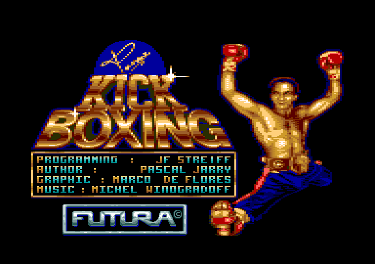 screenshot du jeu Amstrad CPC Panza Kick Boxing [CPC+]