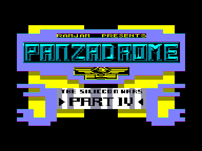 screenshot of the Amstrad CPC game Panzadrome