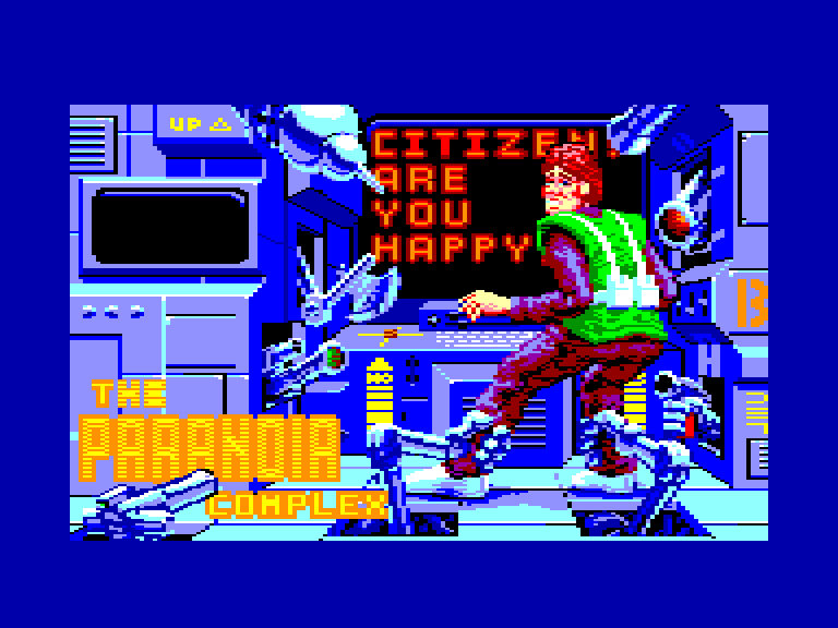screenshot du jeu Amstrad CPC Paranoia complex (the)