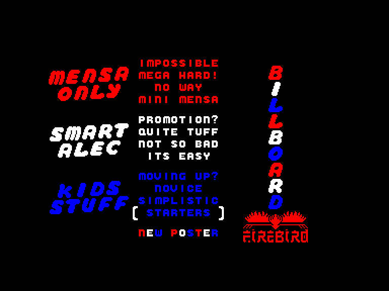 screenshot of the Amstrad CPC game Paste-Man Pat