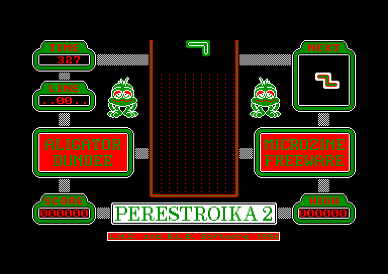screenshot du jeu Amstrad CPC Perestroika 2 - Le Retour
