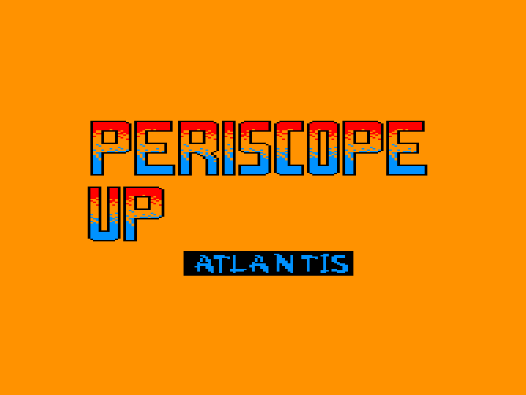 screenshot of the Amstrad CPC game Periscope up