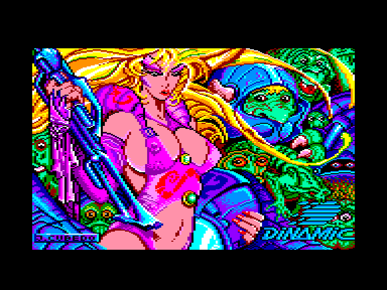 screenshot of the Amstrad CPC game Game Over II