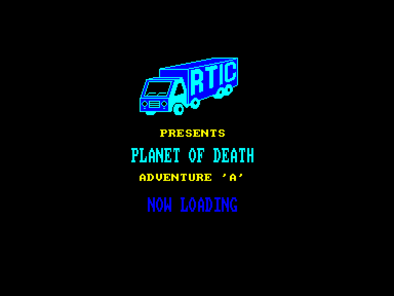 screenshot du jeu Amstrad CPC Planet of Death