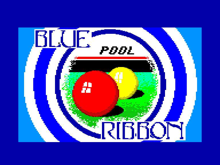 screenshot of the Amstrad CPC game Pool