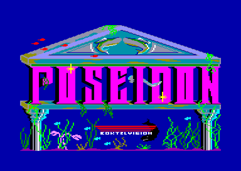 screenshot du jeu Amstrad CPC Poseidon
