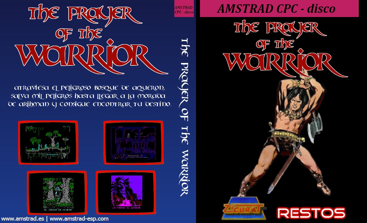 couverture du jeu Amstrad CPC the prayer of the warrior