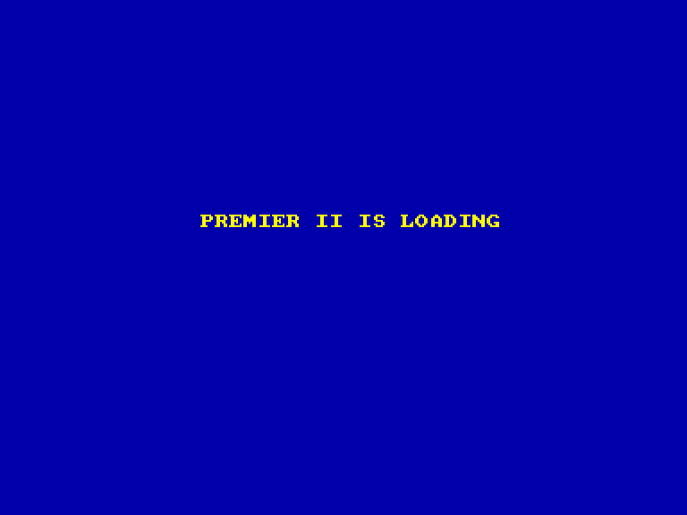 screenshot of the Amstrad CPC game Premier ii