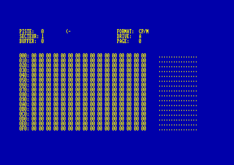 screenshot of the Amstrad CPC game Programmeur Studio