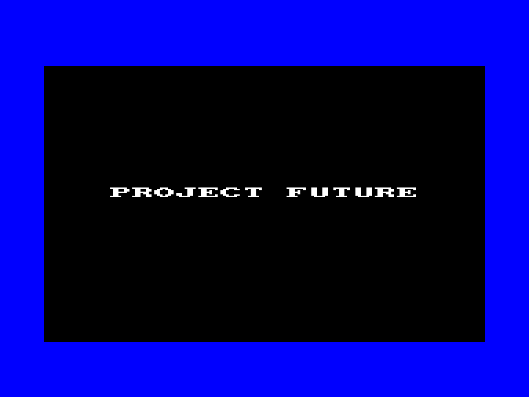 screenshot du jeu Amstrad CPC Project future