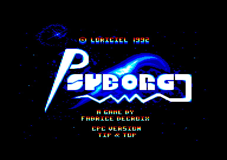 screenshot of the Amstrad CPC game Psyborg