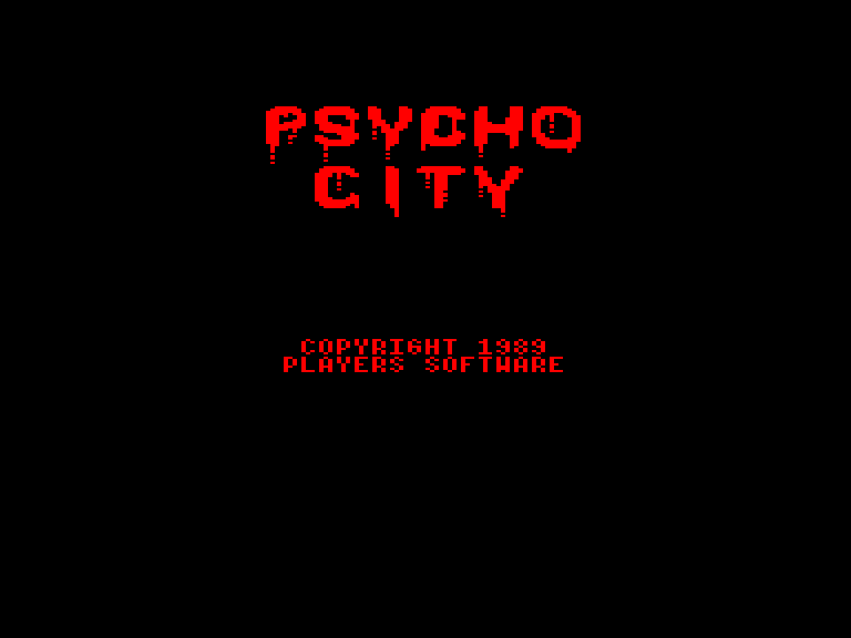 screenshot du jeu Amstrad CPC Psycho City