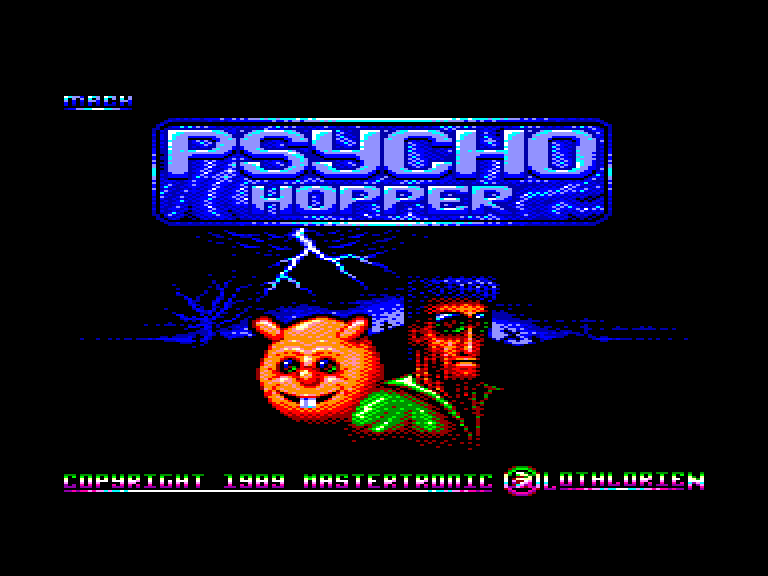 screenshot du jeu Amstrad CPC Psycho hopper