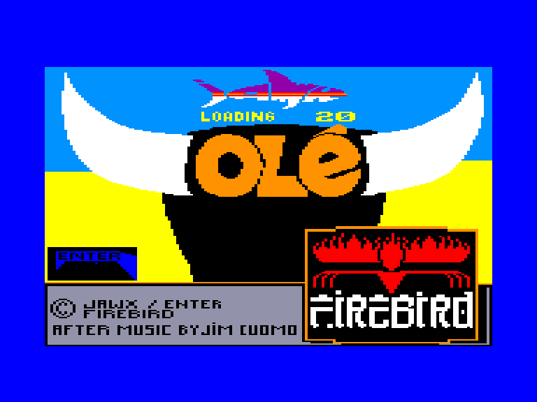 screenshot of the Amstrad CPC game Ole